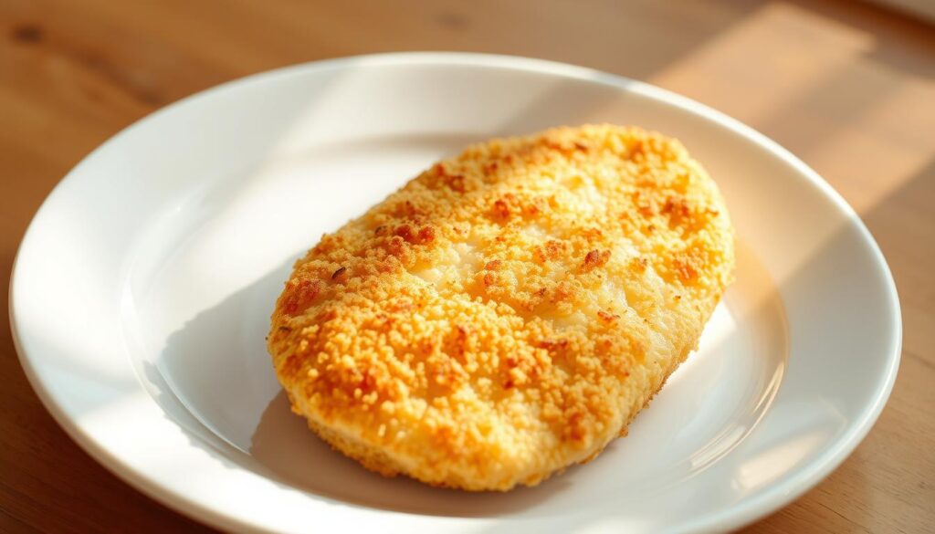 crispy baked chicken cutlet